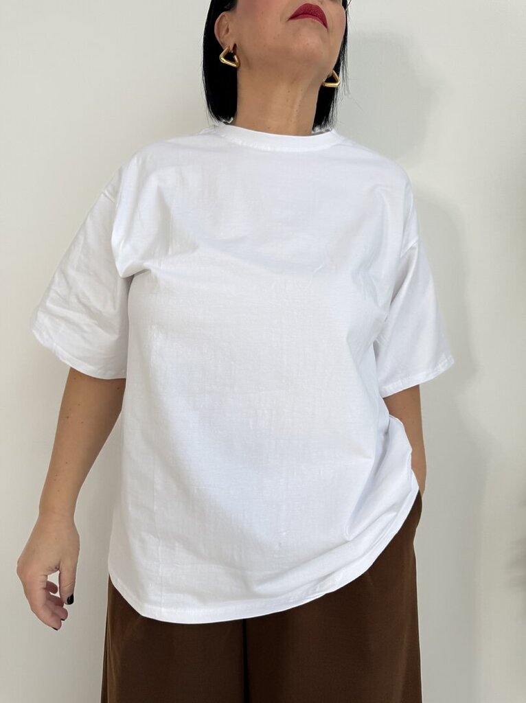 Tshirt maxi - Bianco 