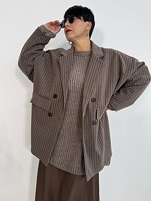 Blazer Morgana winter gessato