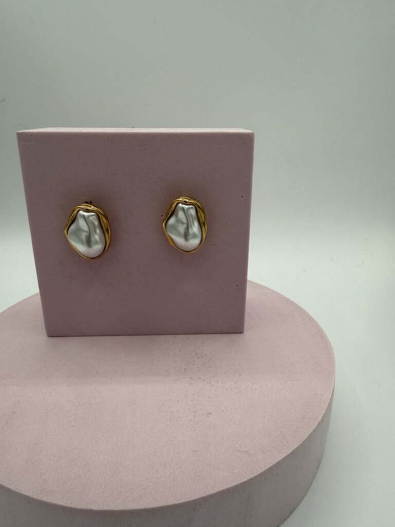 Orecchino Bean pearl 