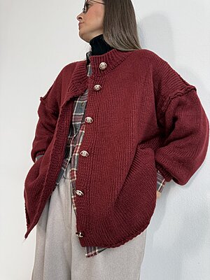 Cardigan Lucilla bottongold