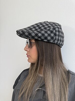 Cappello FlatCap scacchetto