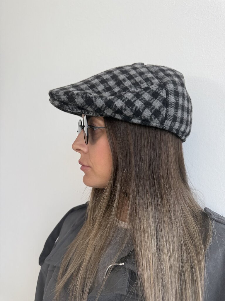 Cappello FlatCap scacchetto 