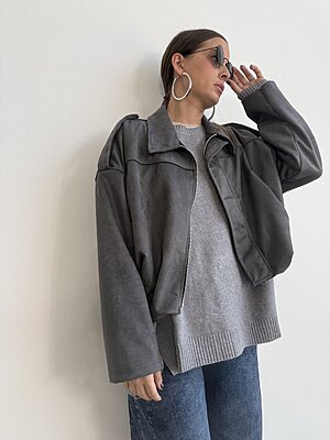 Giacca bomber suede Francis