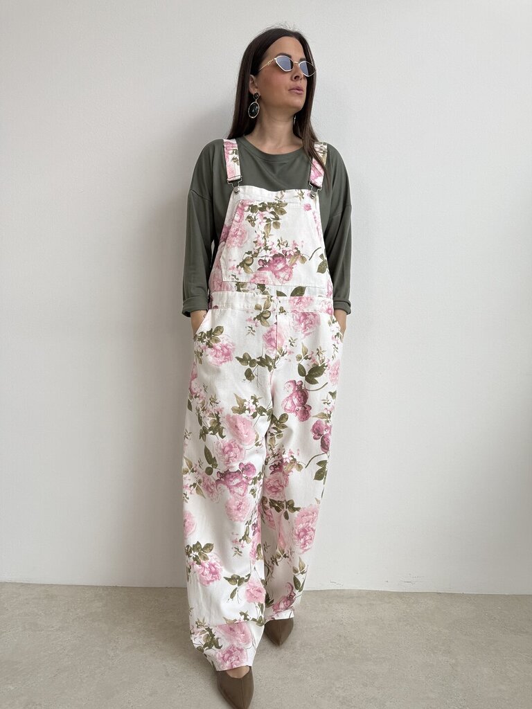 Salopette Prato in fiore 