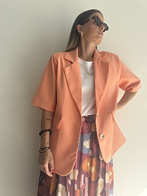 Blazer manica corta