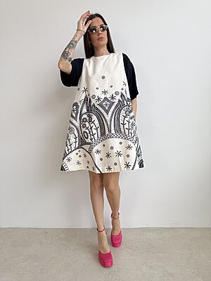 Abito Glenda Bicoloured