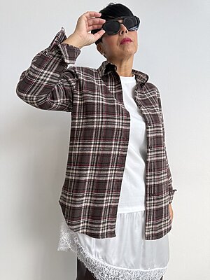 Camicia Chestnut tartan