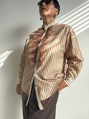 Camicia Tulle riga