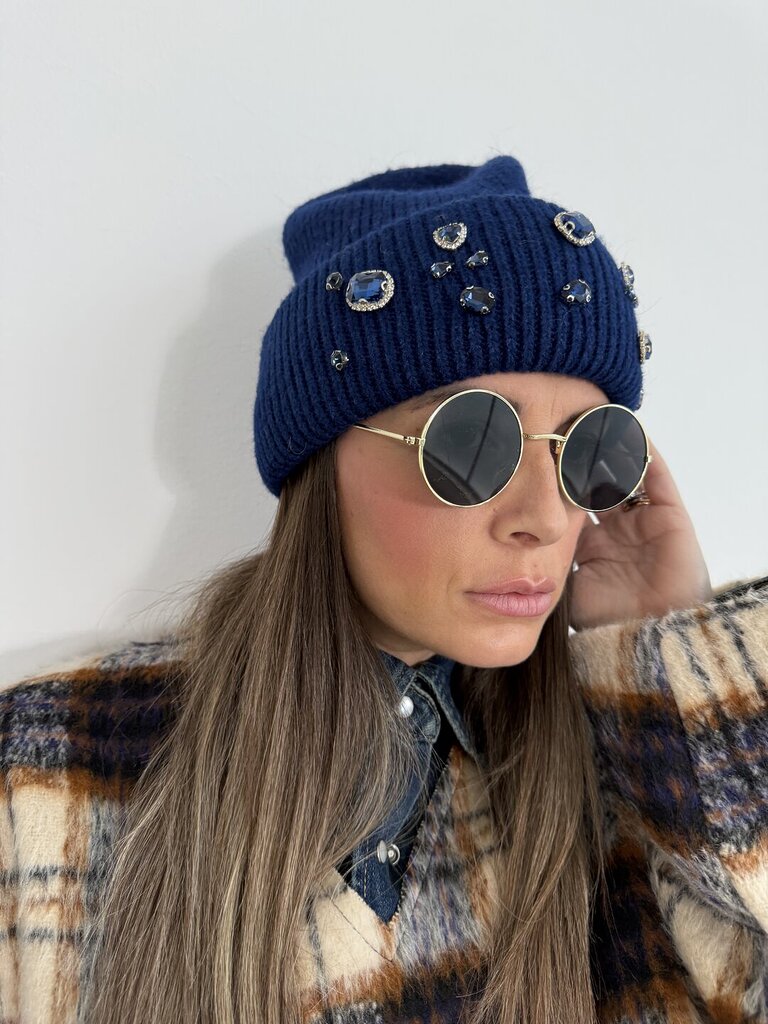 Cuffia gemme luce - Blu 