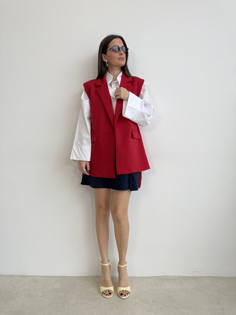 Gilet Clara - Rosso 