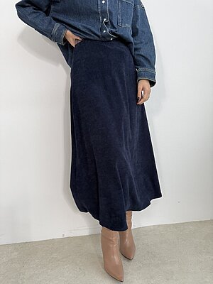 Gonna campana ciniglia