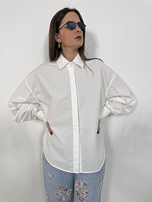 Camicia manica ripresa