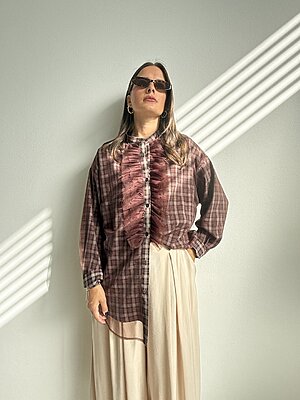 Camicia Tulle scacco