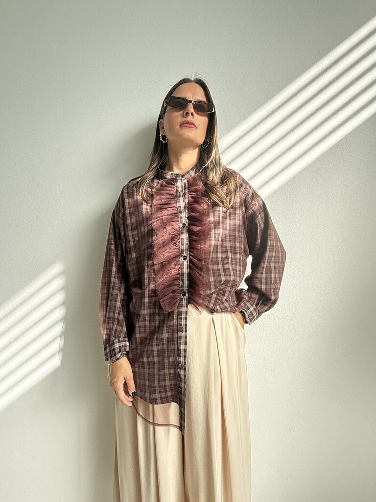 Camicia Tulle scacco 