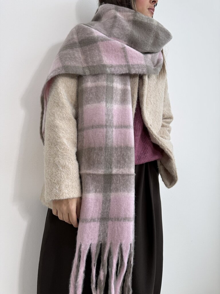 Sciarpone maxi colours - Rosa 