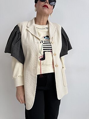 Giacca O sbuffo Vintage