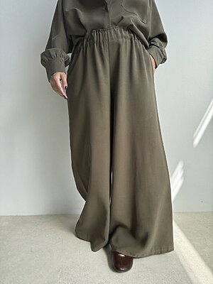 Pantalone Vivienne armygreen