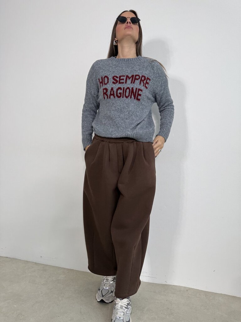 Ovetto Set Jade felpato - cioccolato 