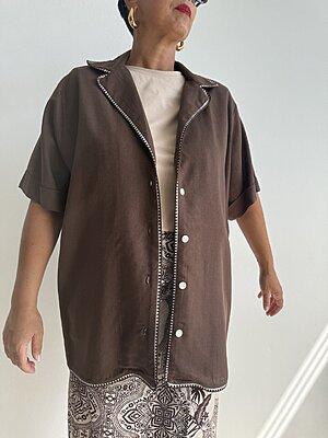 Camicia profilo impuntura