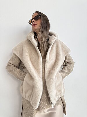 Gilet cappuccio FUR