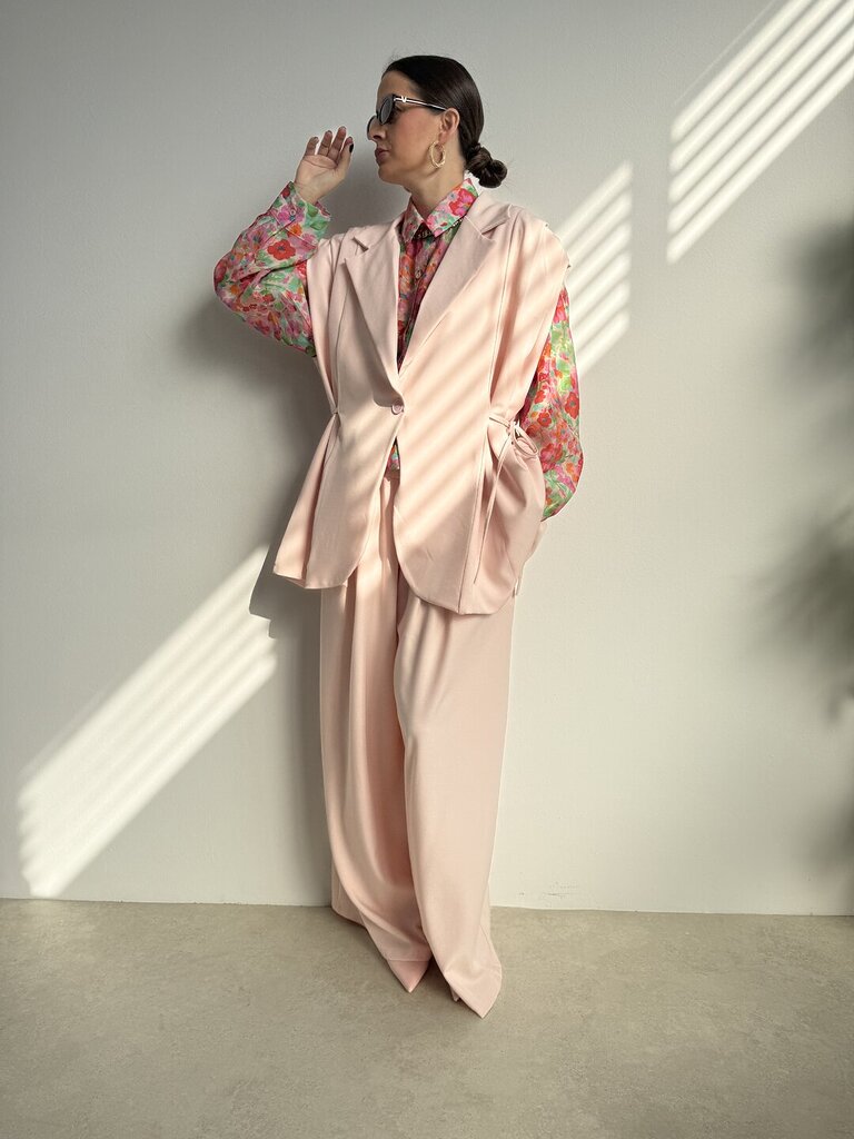 Set Liza panta gilet - Rosa 