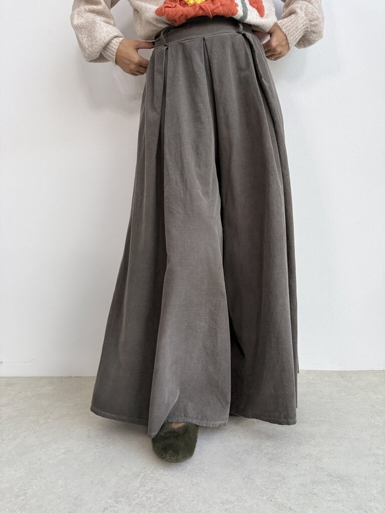 Panta farfalla Velvet - fango 