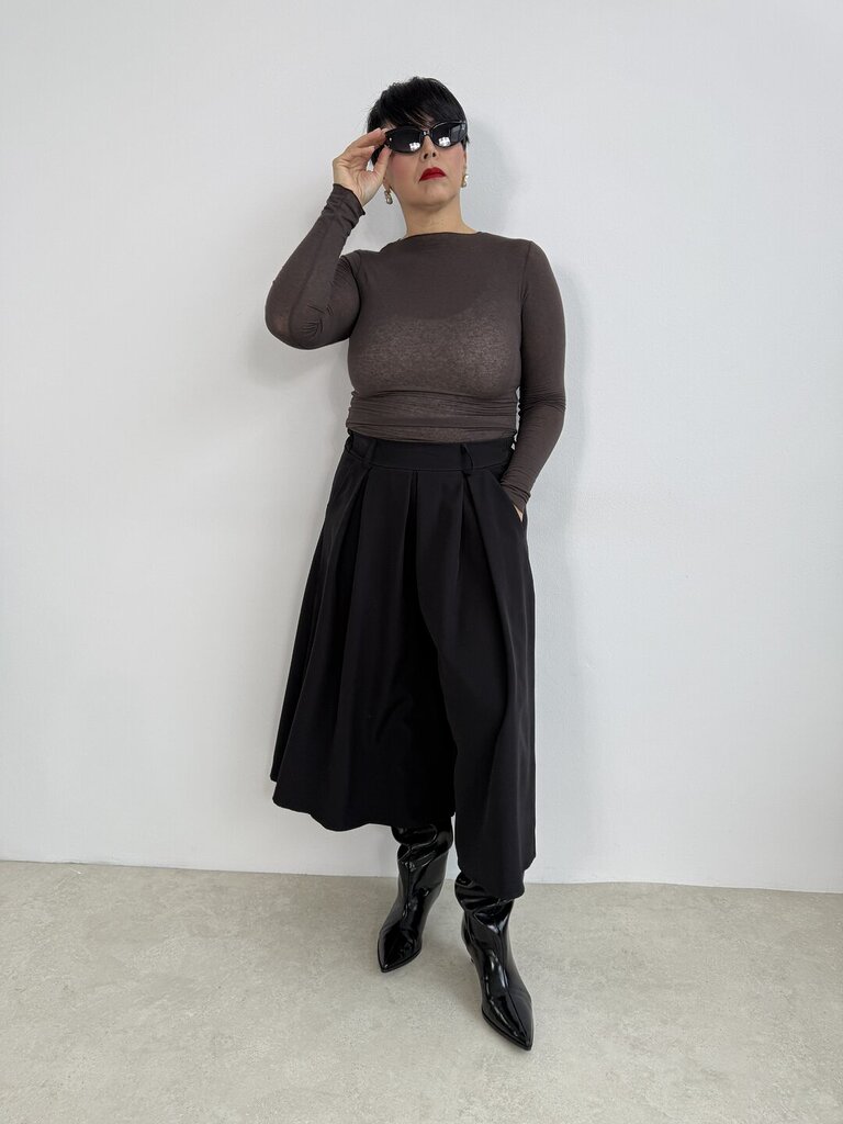 Pantagonna Lilium culotte - Nero 