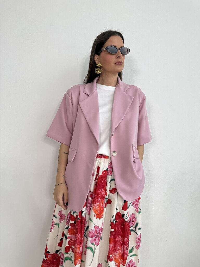 Blazer Mimosa m/corta - Rosa 