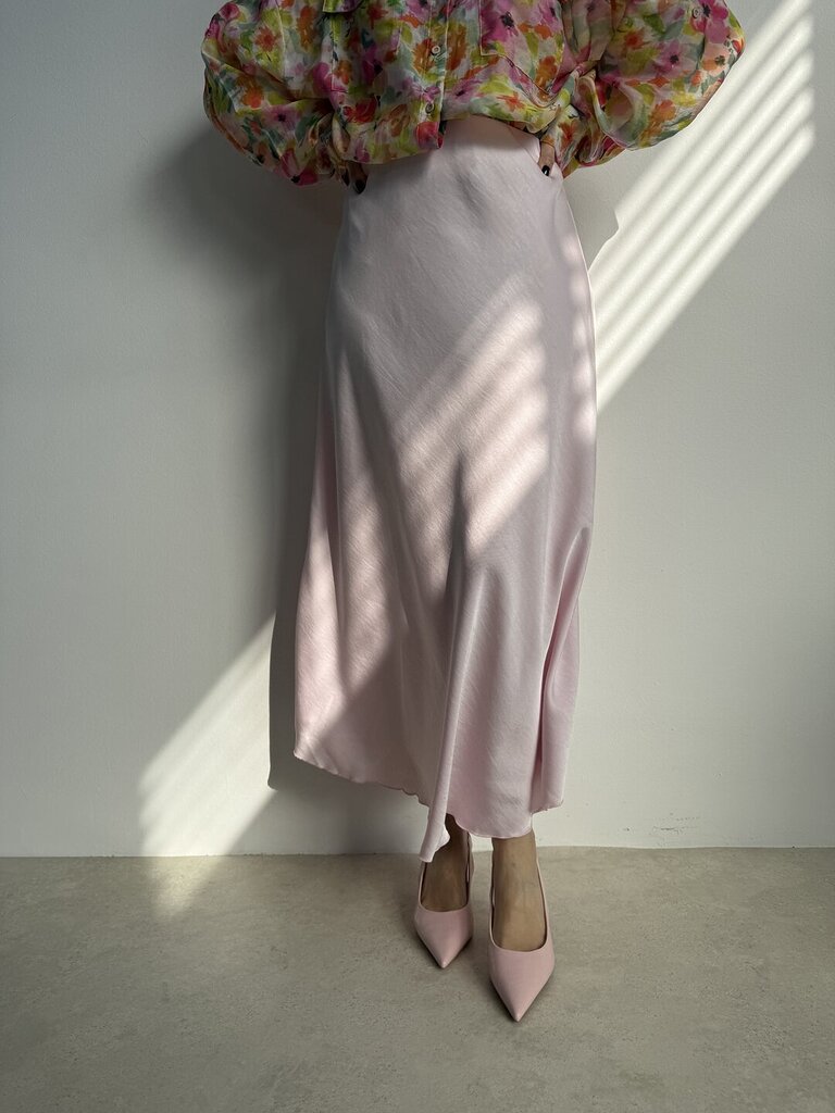 Gonna Brigida satin - Rosa 