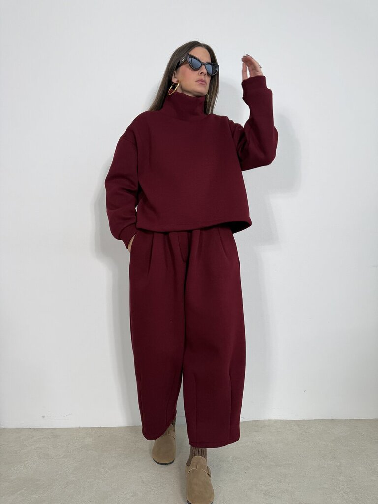 Ovetto Set Jade felpato - Bordeaux 