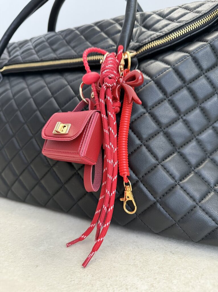 Accessorio charm da borsa - Rosso 