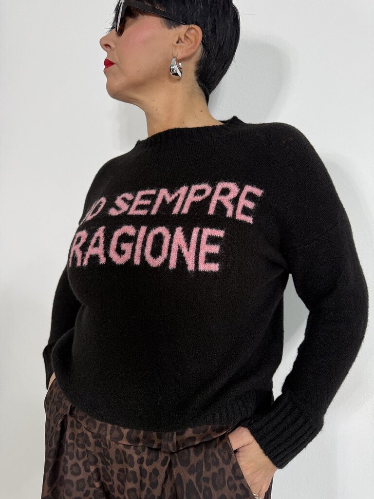 Pull HoSempreRagione - Nero 