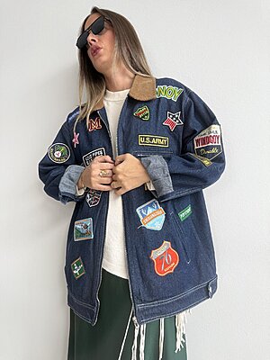Giacca denim VINTAGE PATCH