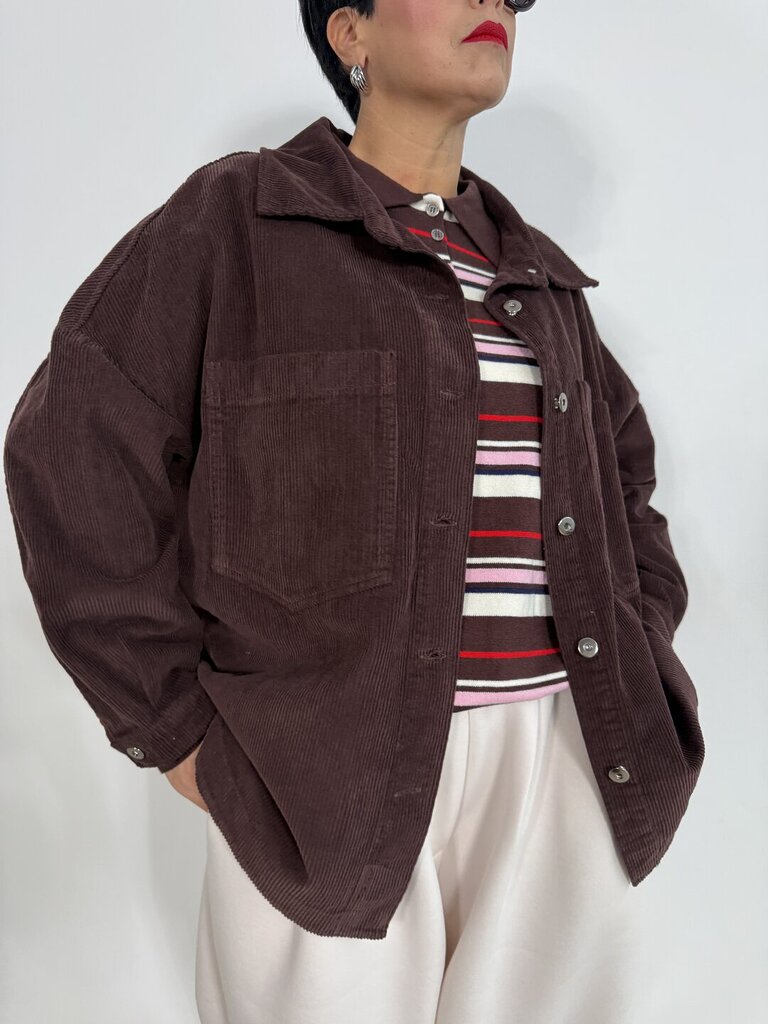 Camicione costa velluto 