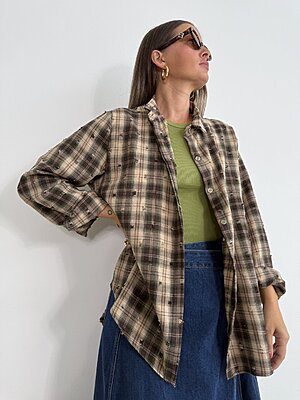Camicia BORMIO tartan rotture