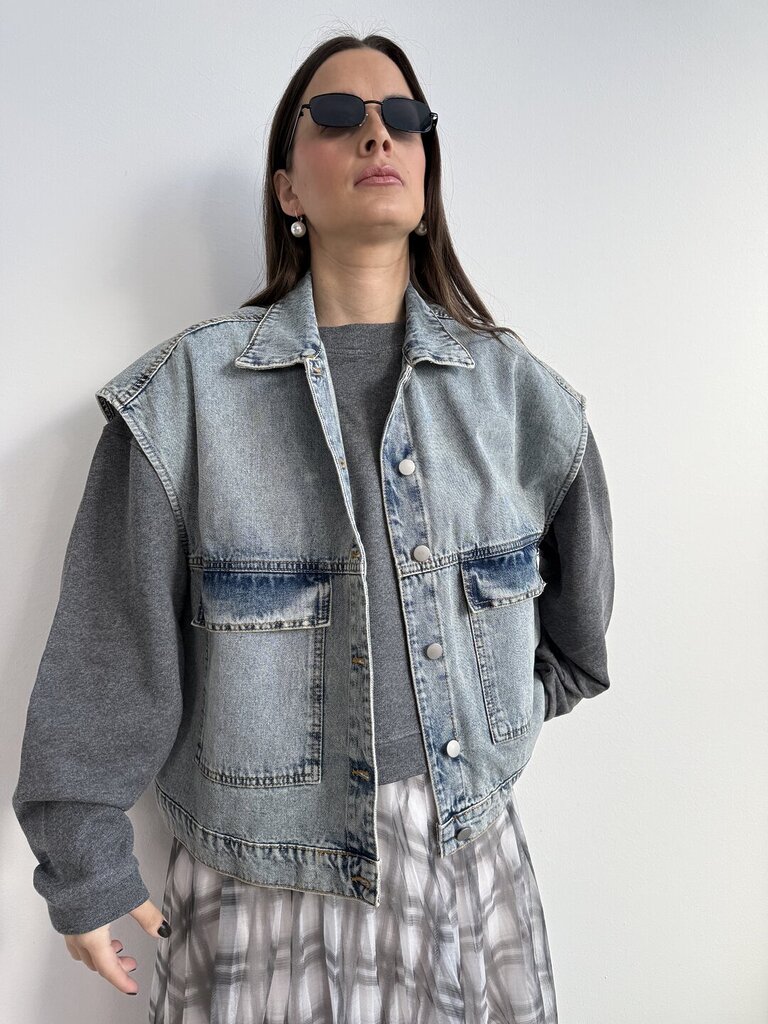 Gilet Box Denim 