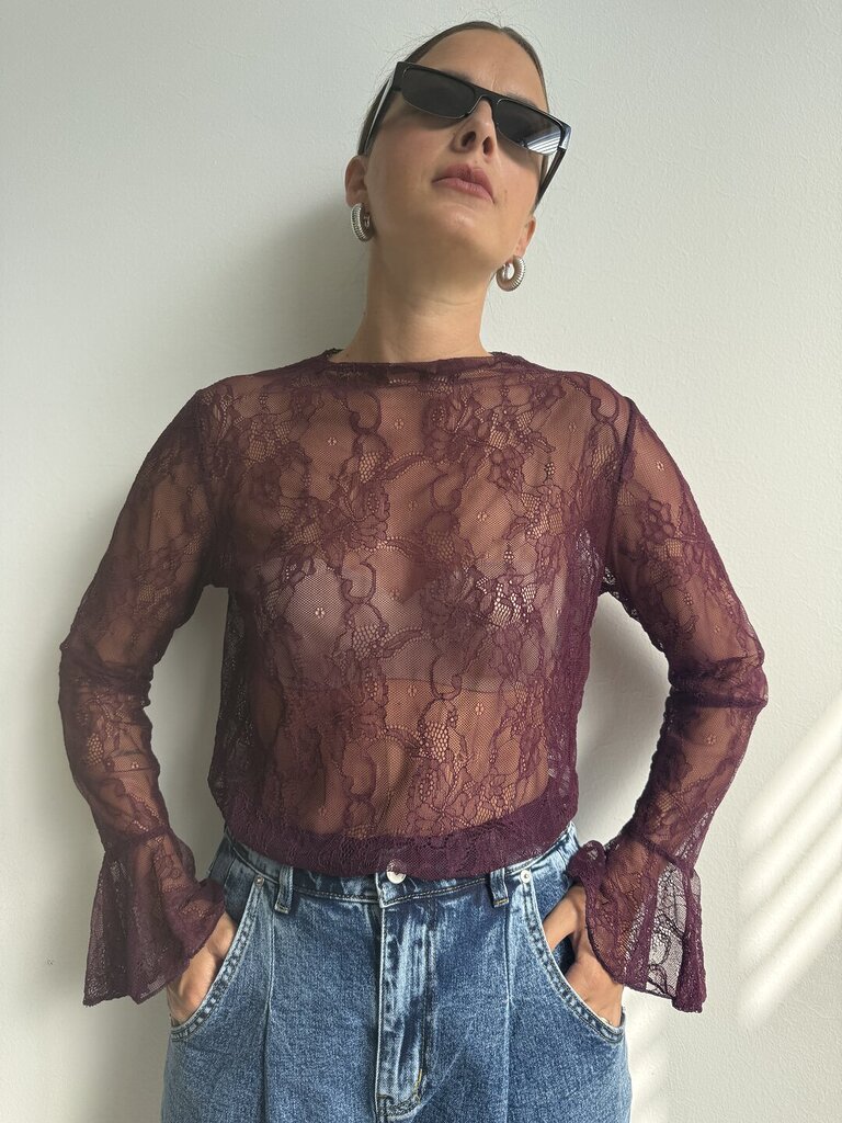 Maglia Oscar pizzo - Bordeaux 
