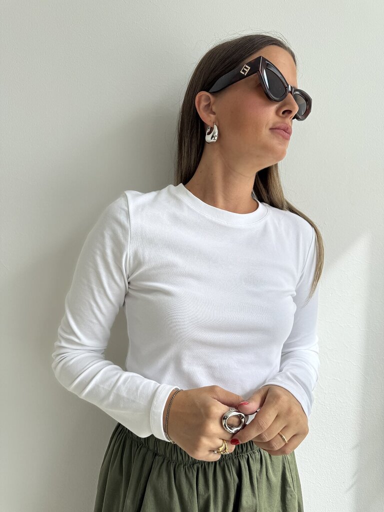 Ts basic mlunga - Bianco 