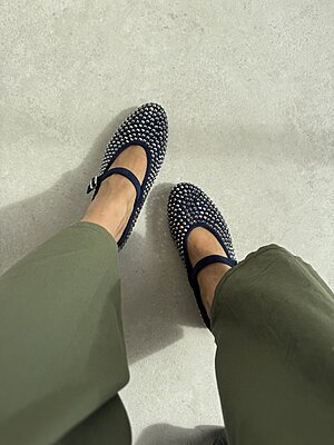 Ballerina SPARK punta tonda blue