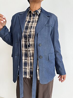 Blazer over revers rimovibile