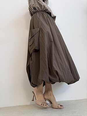 Gonnellone palloncino tasca