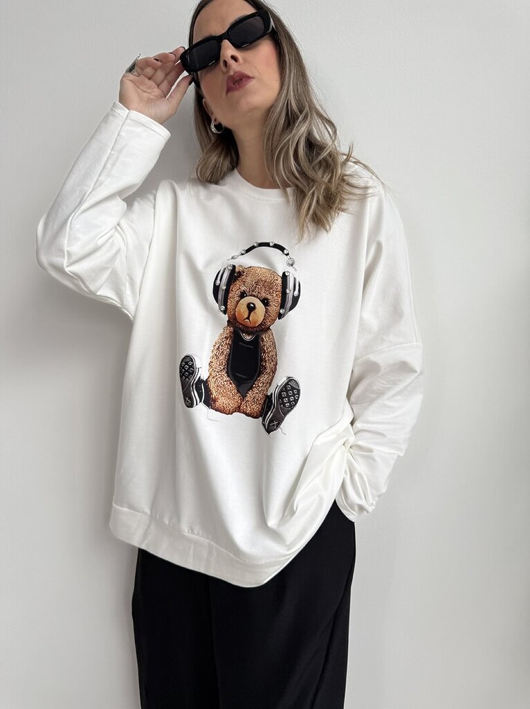 Tshirt m/l teddy cuffie 