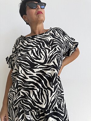 Blusa Marte zebrato
