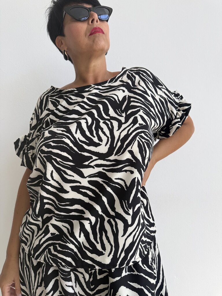 Blusa Marte zebrato 