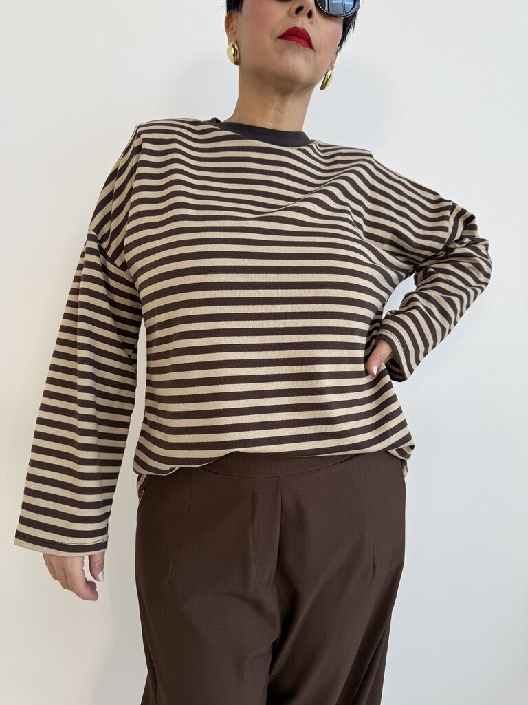 Ts Mia m/lunga riga - Marrone 