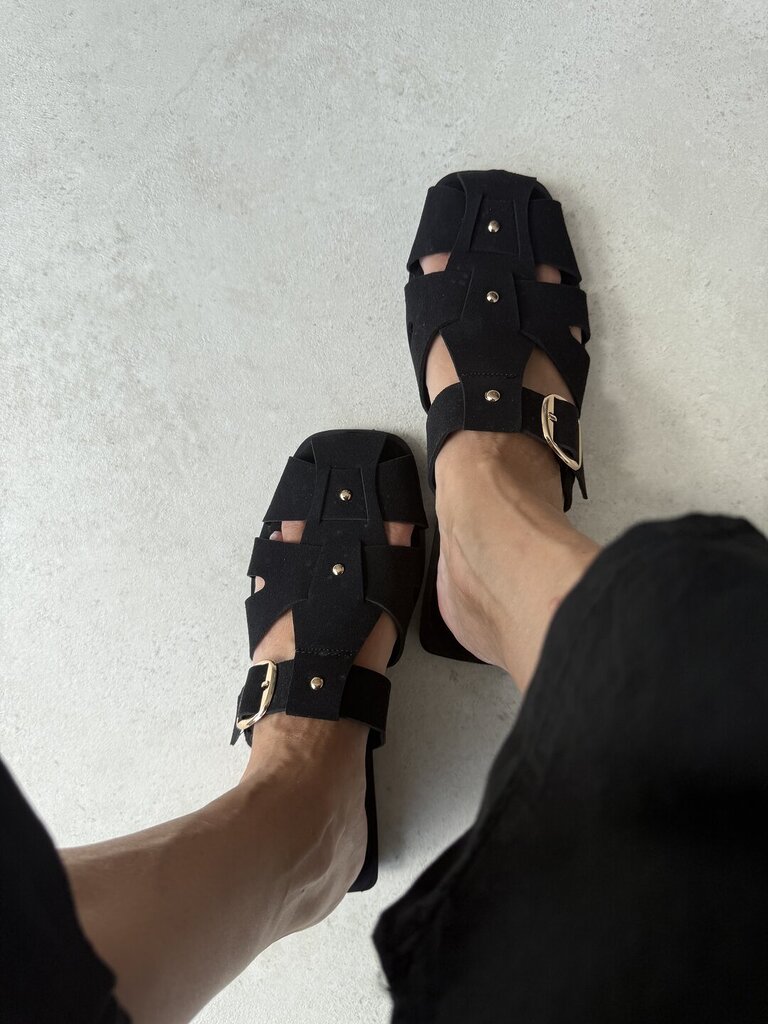 Sandalo Gabbia nero 