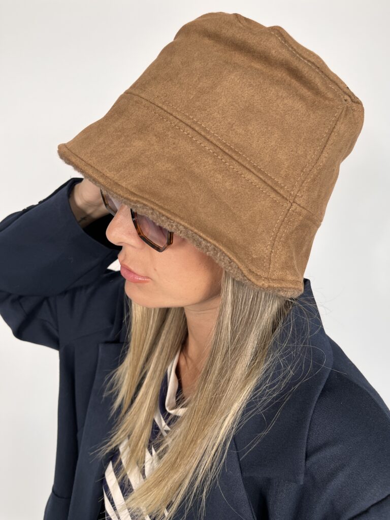 Cappello pescatora teddy - nocciola 