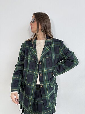 Giacca Scozia tartan
