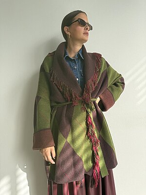 Cardigan Royal rombo