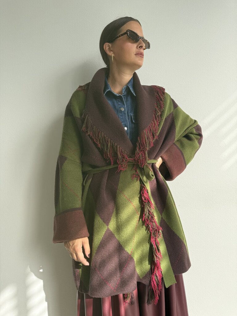 Cardigan Royal rombo 